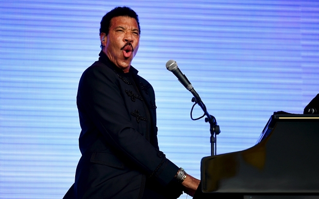 Lionel Richie performs on the Pyramid stage at Worthy Farm in Somerset during the Glastonbury Festival
